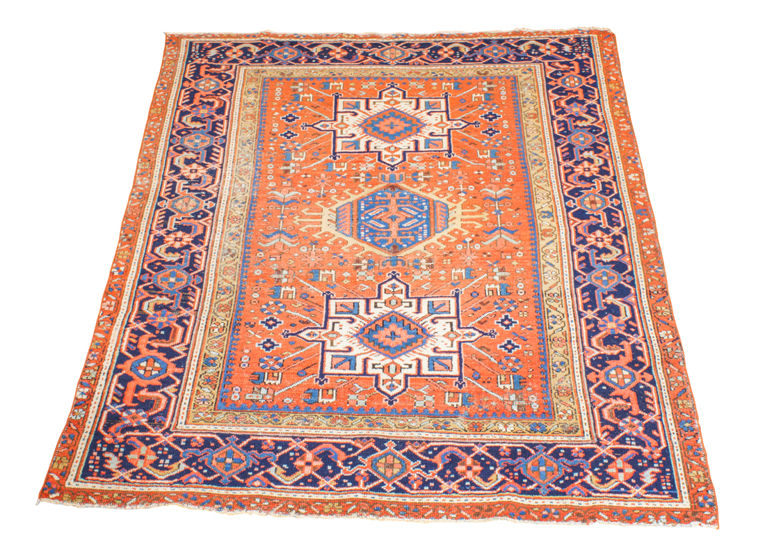 A PERSIAN KARAJEH CARPET A