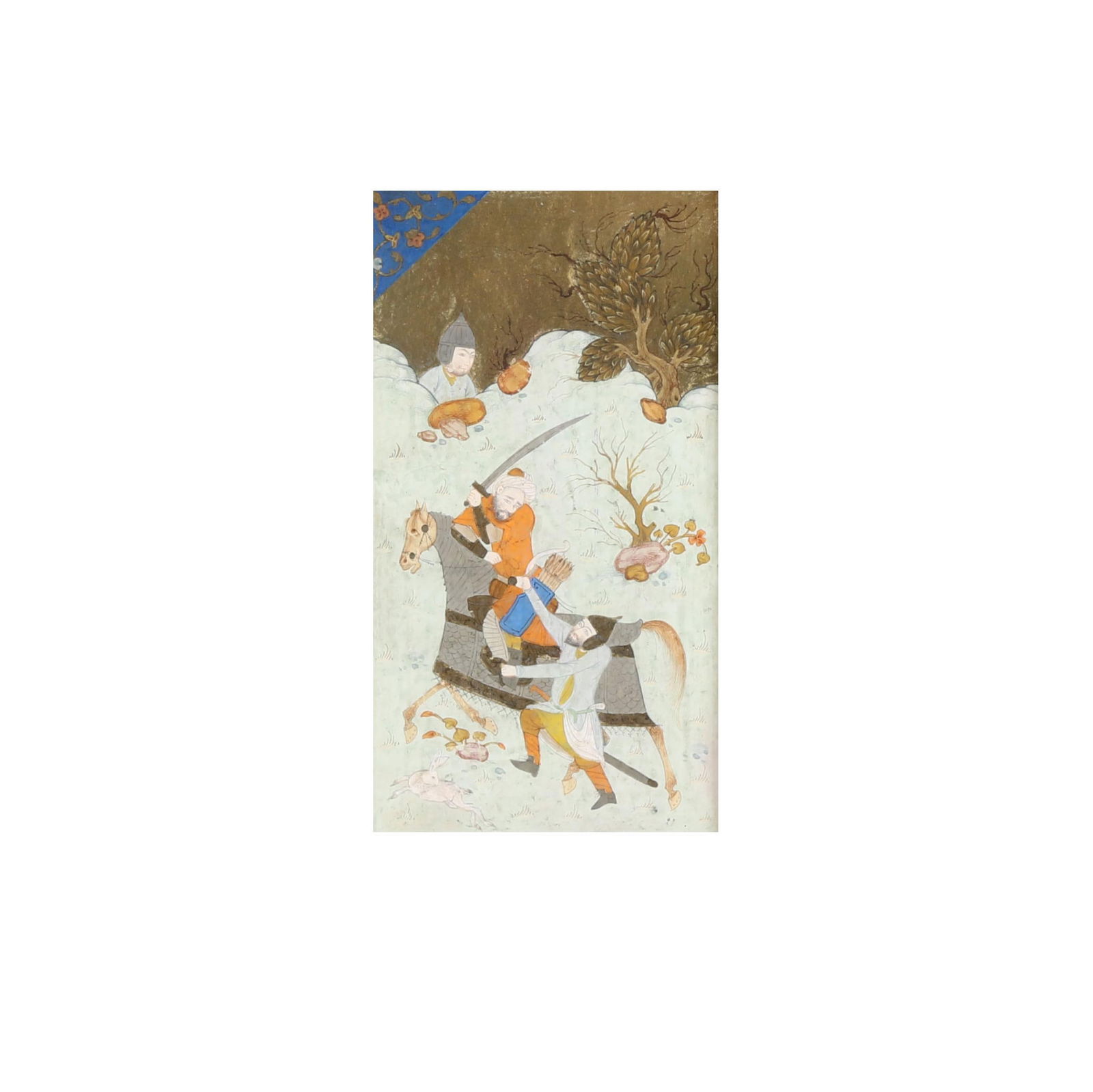 A PERSIAN MINIATURE PAINTINGA
