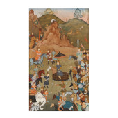 A PERSIAN MINIATURE PAINTING<b
