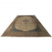 A PERSIAN NAIN CARPET, 13'8" X