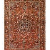 A Persian Najafabad Wool Rug
2