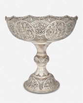 A PERSIAN REPOUSSé SILVER PUNC
