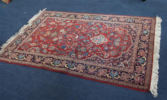 A Persian rug with field of