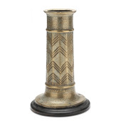 A PERSIAN SAFAVID BRASS TORCH