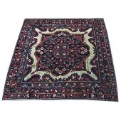 A PERSIAN SAROUK MAT A Persian
