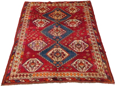 A Persian Shiraz Rug Apprx. 9'-0" x