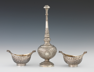 A Persian Silver Incense Burner