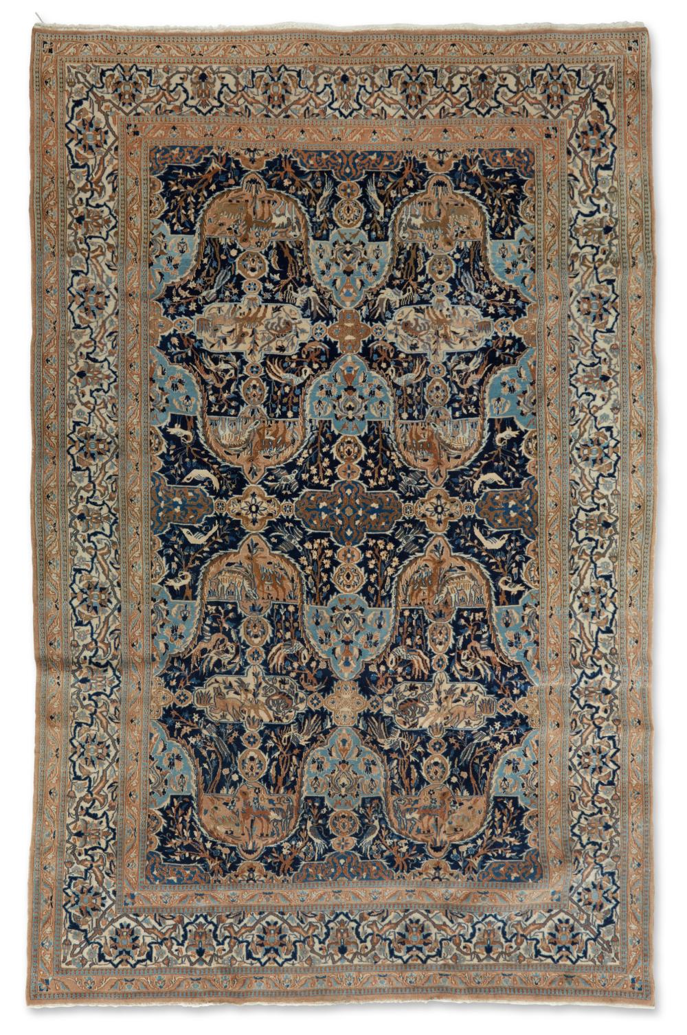 A PERSIAN-STYLE AREA RUGA
