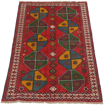 A Persian Tabriz Area Rug Apprx.