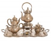 A PERUVIAN STERLING SILVER TEA