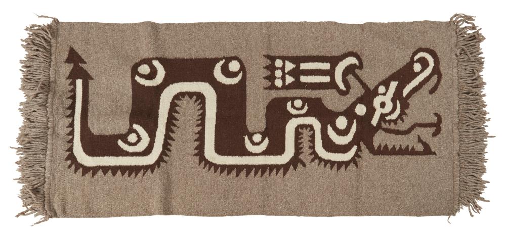 A PERUVIAN WOOL BLANKETA Peruvian