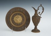 A Petite Bronze Ewer With Line