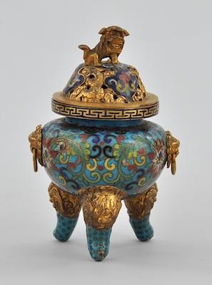 A Petite Cloisonné Censor, ca.