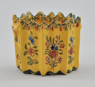 A Petite Quimper Container, French,