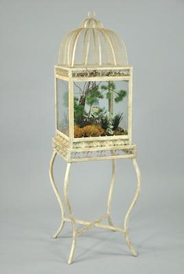 A Petite Terrarium A wrought