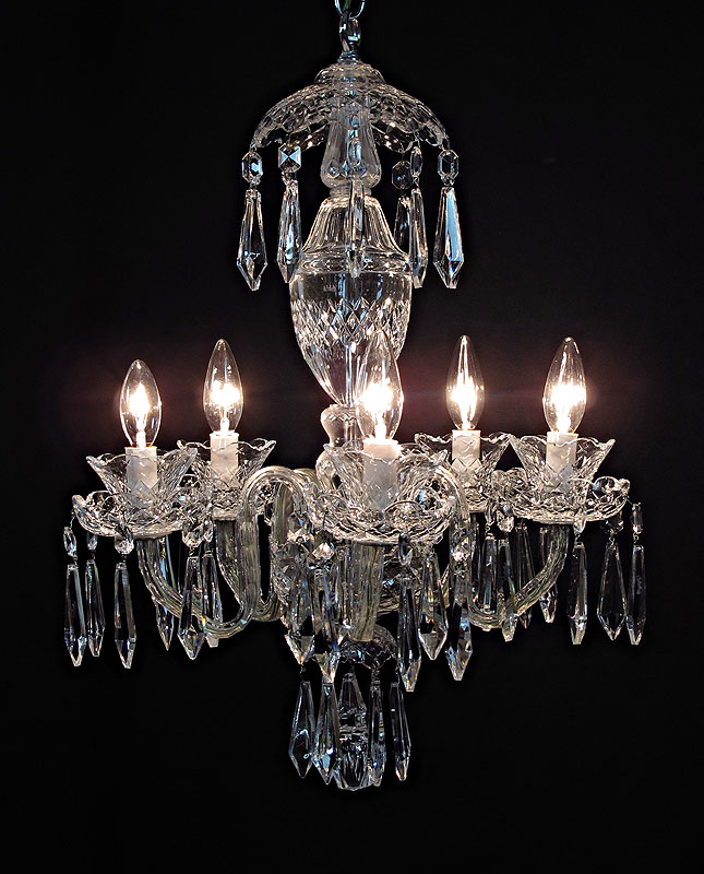 A PETITE WATERFORD CRYSTAL