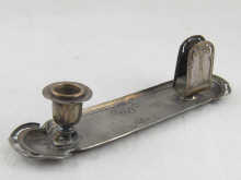 A pewter sealing wax set of