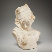 A. PIAZZA, MARBLE ODALISQUE BU