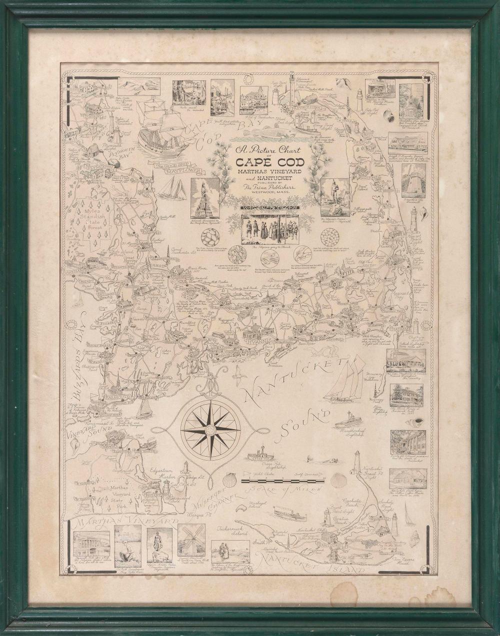 "A PICTURE CHART OF CAPE COD,