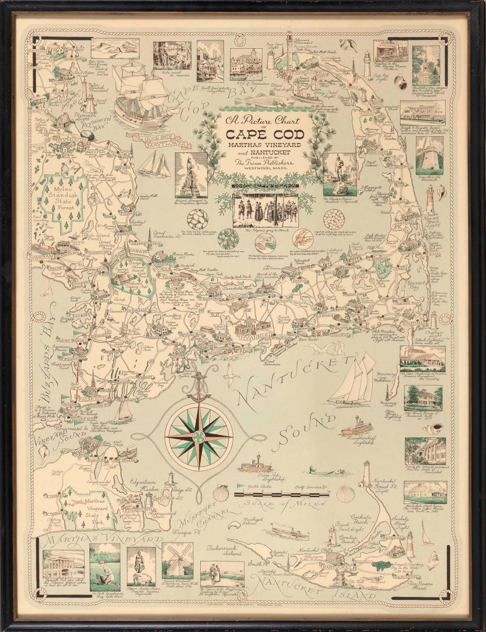 "A PICTURE CHART OF CAPE COD,