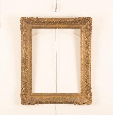 A picture frame with gesso