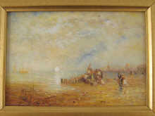 A picture of a seaside scene in