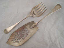 A pierced Victorian silver fish