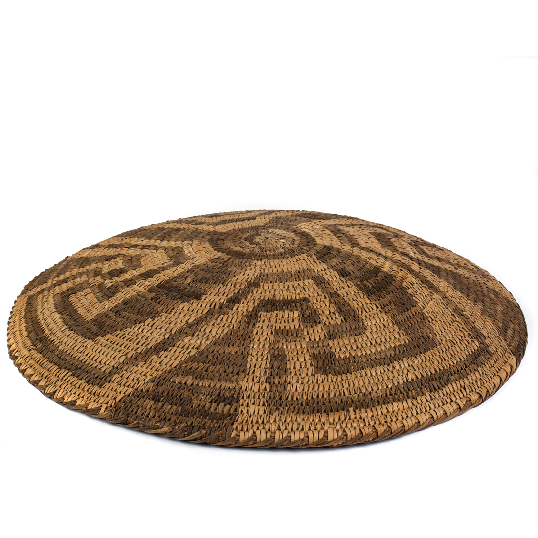 A PIMA FLAT BASKET TRAY, THE TRAY