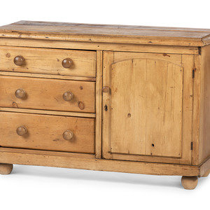 A Pine Server 19th Century Height