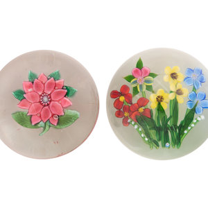 A Pink Double Clematis Glass