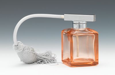 A Pink Glass Atomizer Thick squared