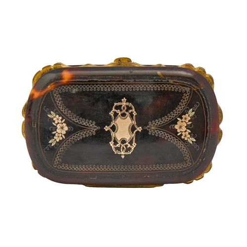 A pique, tortoiseshell and