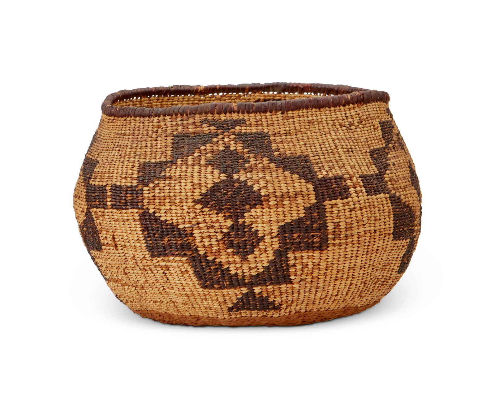 A PIT RIVER BASKETRY BOWLA Pit