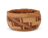 A PIT RIVER BASKETRY BOWL<br>A