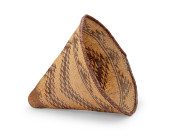 A PIT RIVER BURDEN BASKET<br>A