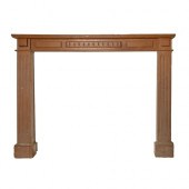 A pitch pine chimneypiece,   1
