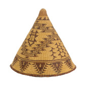 A PITT RIVER BURDEN BASKET, NO