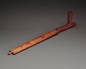 A PLAINS CATLINITE PIPE AND ST