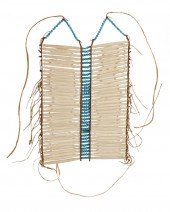 A PLAINS INDIAN HAIRPIPE WOMEN