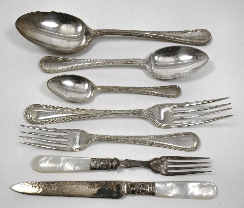 A plated Old English and bead