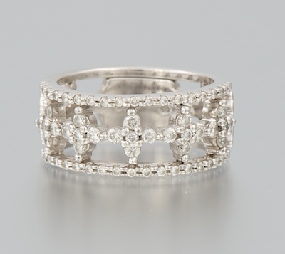 A Platinum and Diamond Band 950