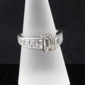 A platinum and diamond dress r