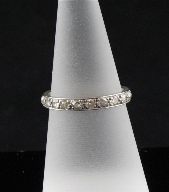 A platinum and diamond eternity
