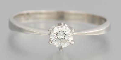 A Platinum and Diamond Solitaire