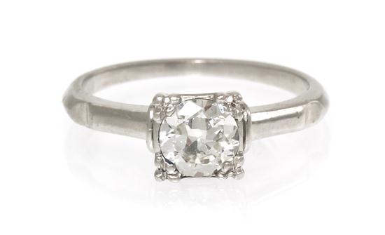 A Platinum and Diamond Solitaire