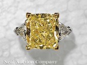 A Platinum and Yellow Radiant-