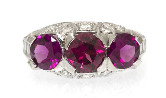 A Platinum Diamond and Garnet