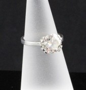 A platinum solitaire diamond r