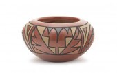 A Pojaque Polychrome Pot signe