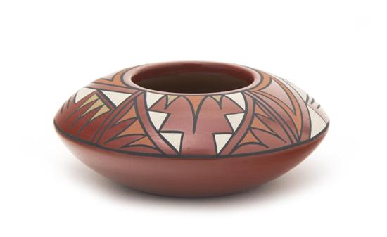 A Pojaque Polychrome Seed Jar